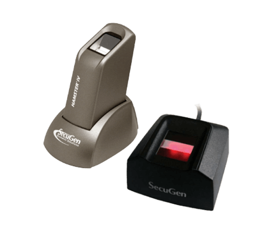 SecuGen biometric scanners